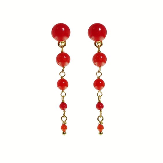 Boucles d'oreilles Rajola Femme in Argent Pasta di corallo 45-486-6P - 45-486-6P